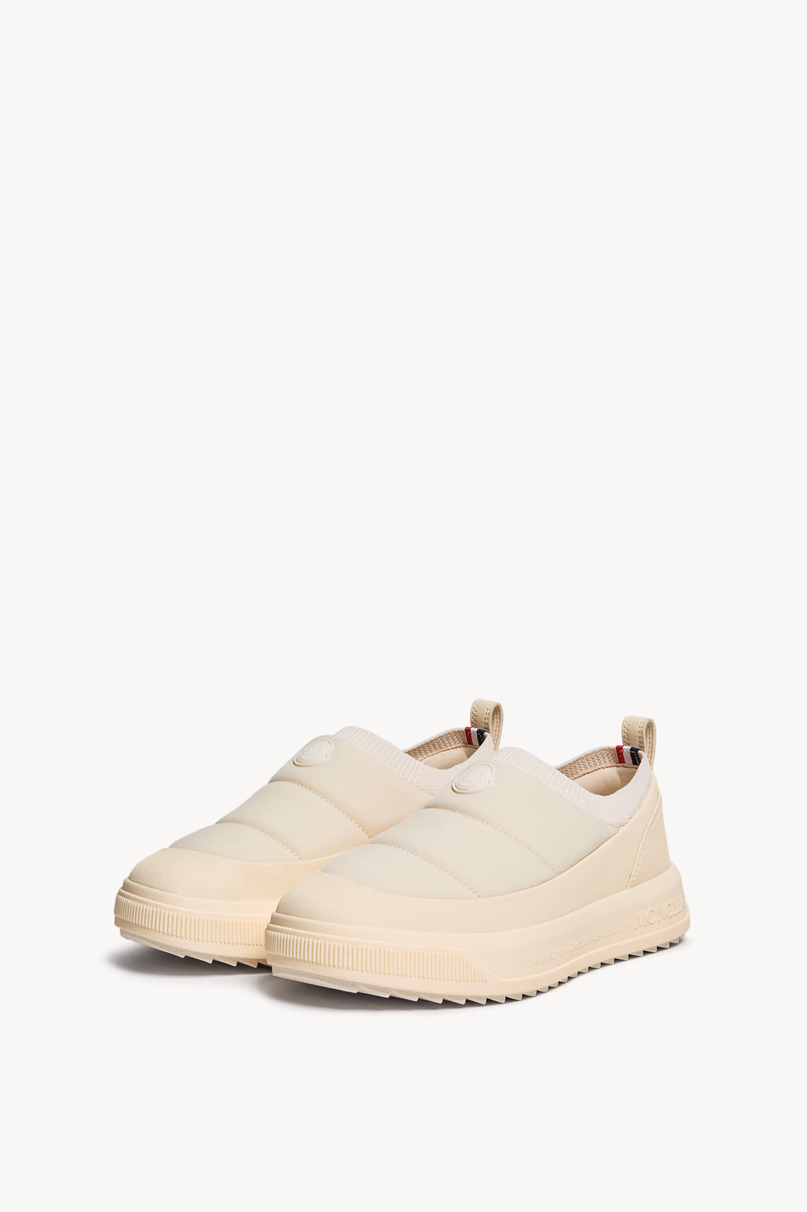 Moncler Altive Slip-On Sneakers Men Light Beige Moncler 4